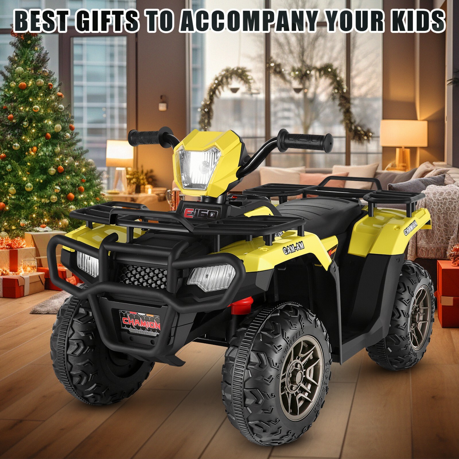12V Kids Ride on ATV 4-Wheeler Quad Battery Powered Electric Car /6 Color Choice