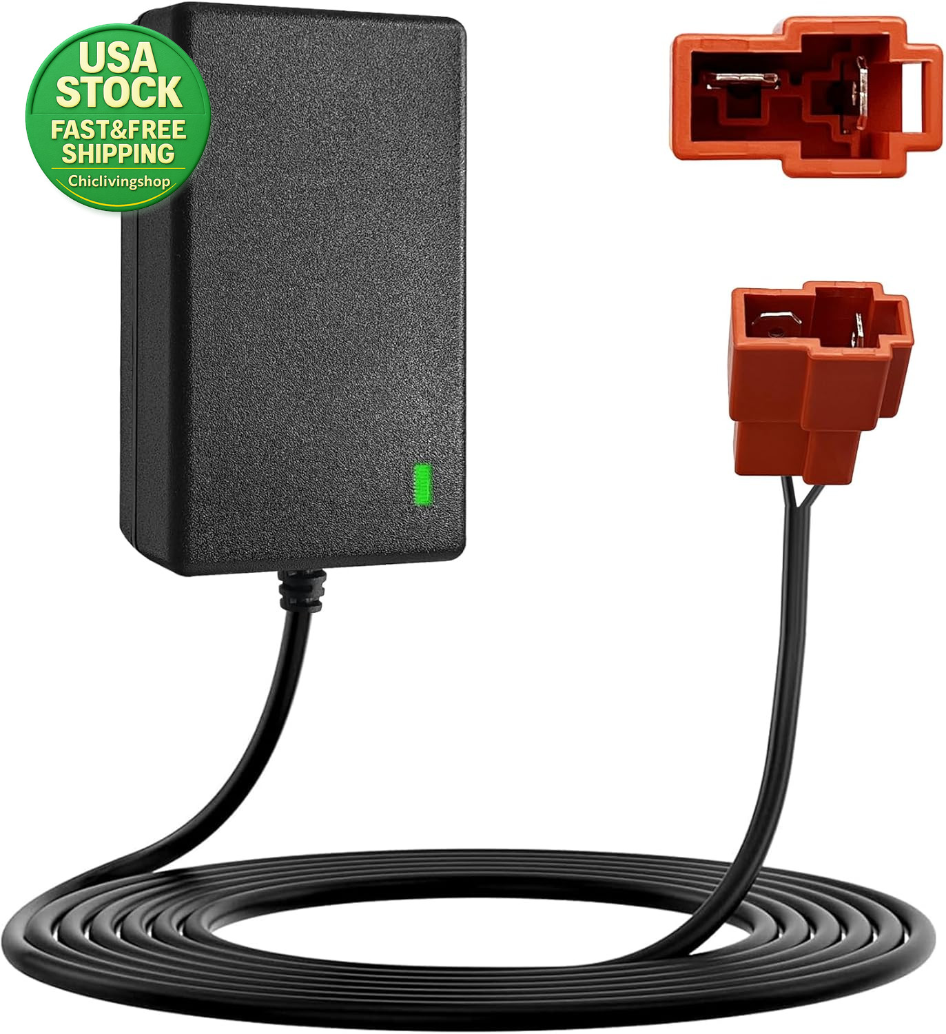 24V Battery Charger for Ride on Toys Compatible with Huffy Torex UTV 4X4