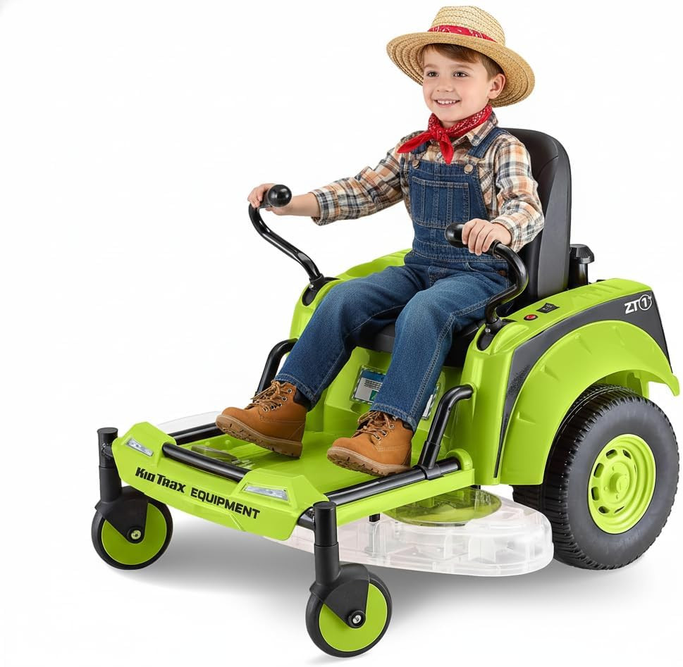 12V Zero Turn Lawn Mower Toodler Toys – Ride on Toy, Outdoor Toys, Tractor Toy,
