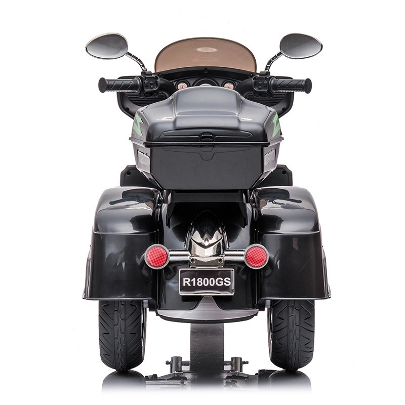 Kids Ride On Motorcycle 12V 2-Seat Electric Motorbike 3 Wheels for 3-8 Years Old