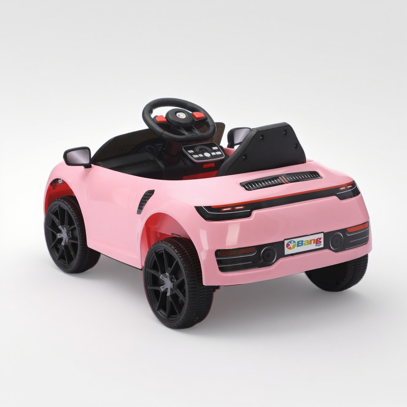 Ride on car Kids Electric Car Riding Toys for Kids W/Remote Control Swing Pink