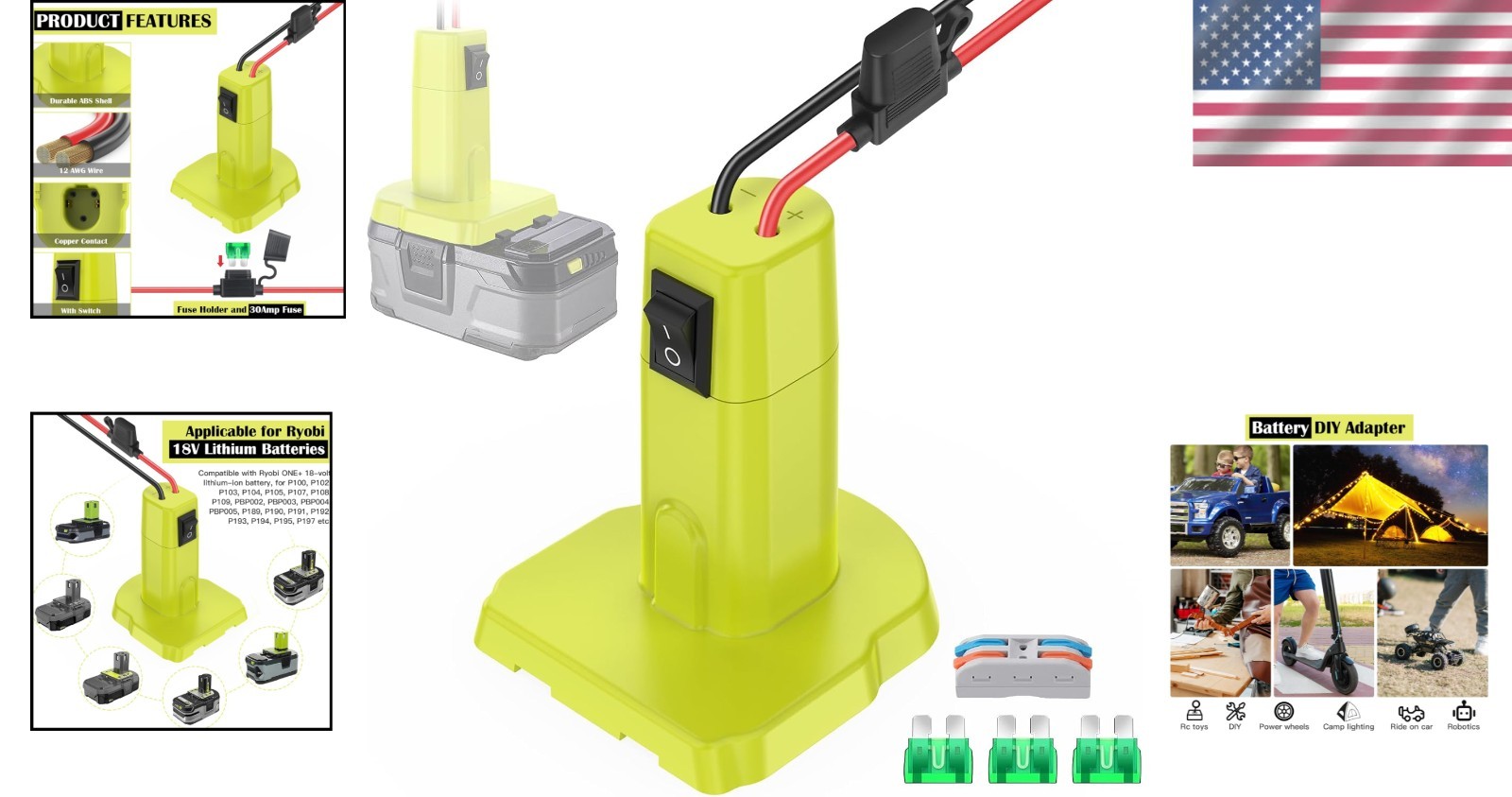 Upgrade Your Power Wheels with Ryobi 18V Battery Adapter & Safety Features