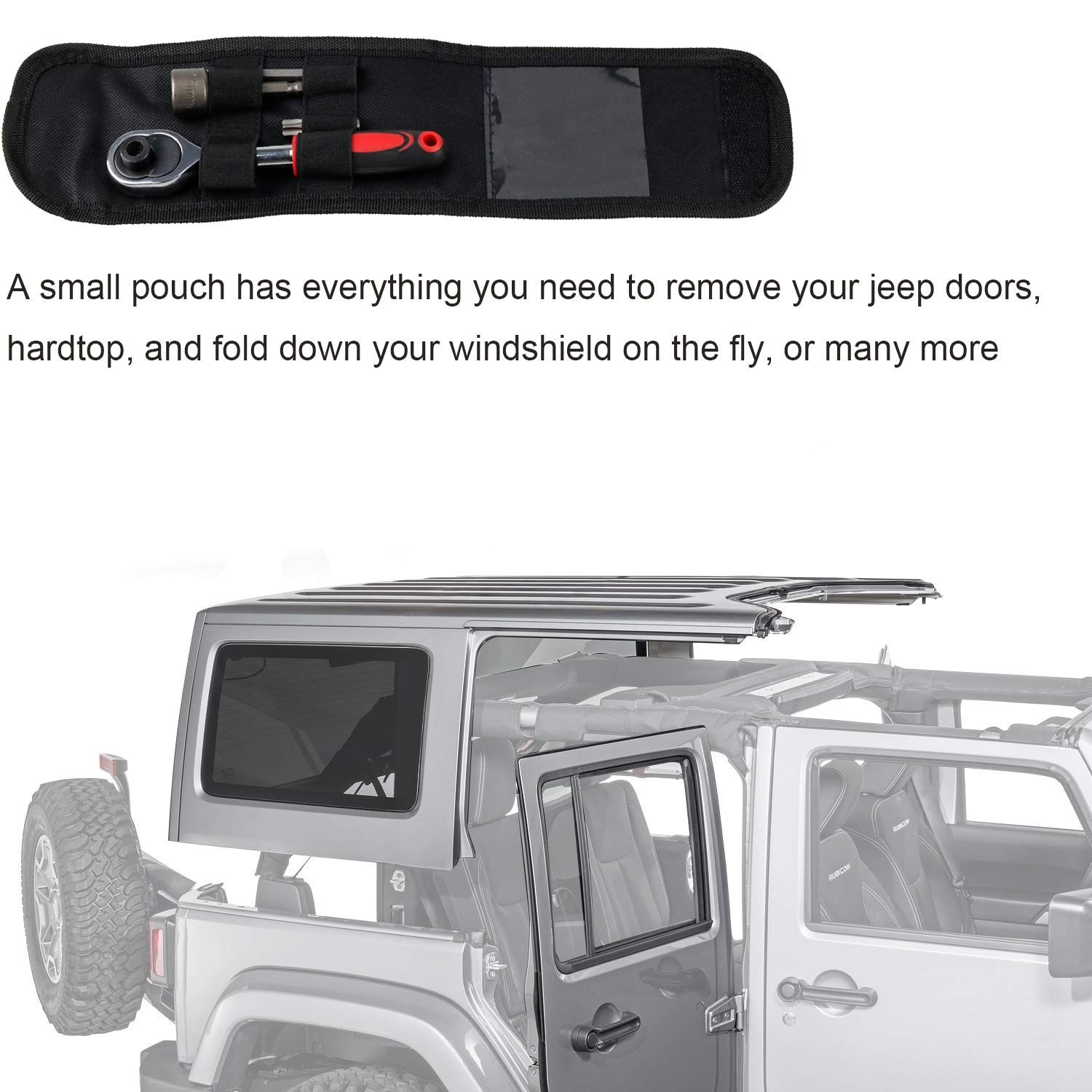 Kit for Hard Top Door Install Re-moval for Jeep Wrangler Hardtop – QP-487