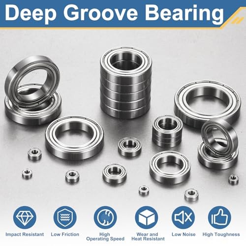 Pcs MR148ZZ Deep Groove Ball Bearing Double Metal Shielded 8mm x 14mm x 4mm 20