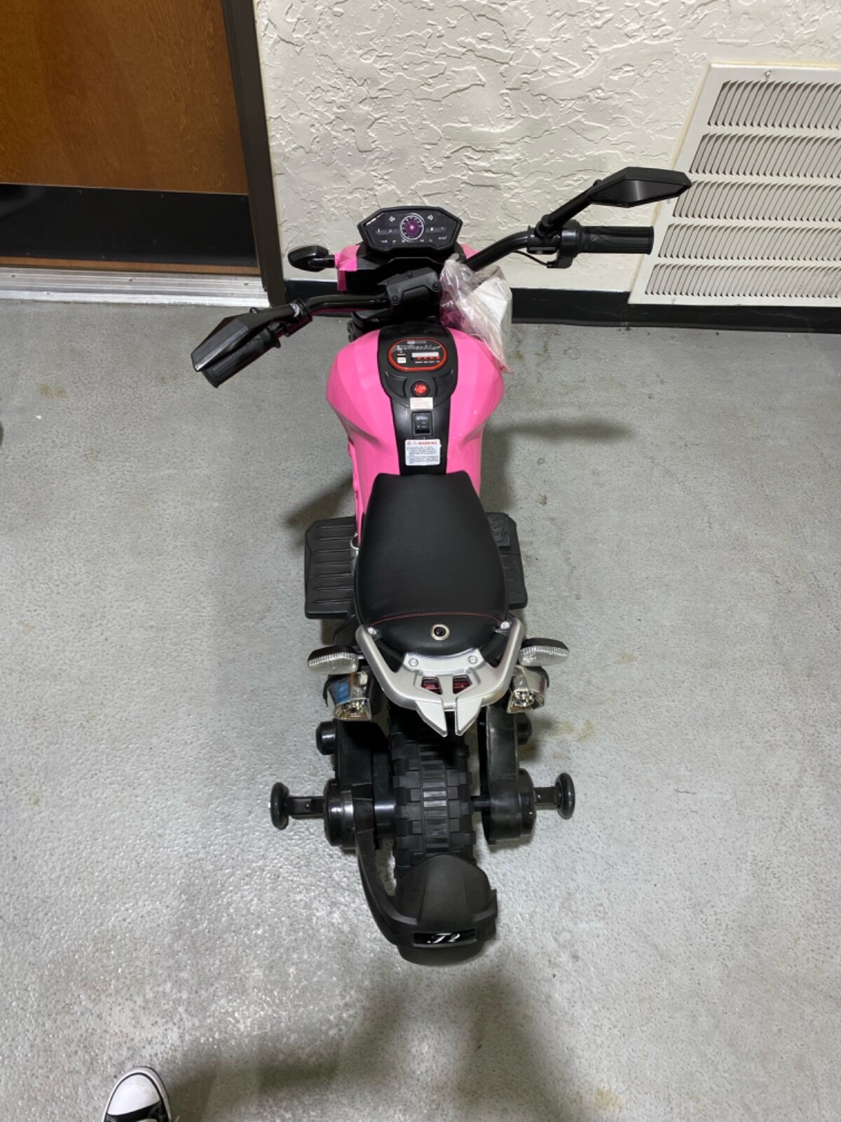 Brand New Ride On Car Motorcycle with Training Wheel, Built in Music System