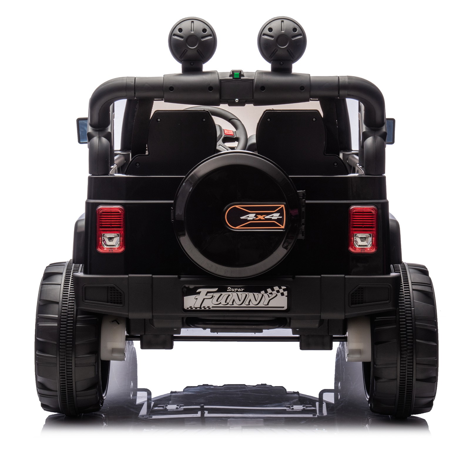 24V Kids Ride On Electric Car Provide a speed of 2.5-4MPH for Aged 3-8 Black