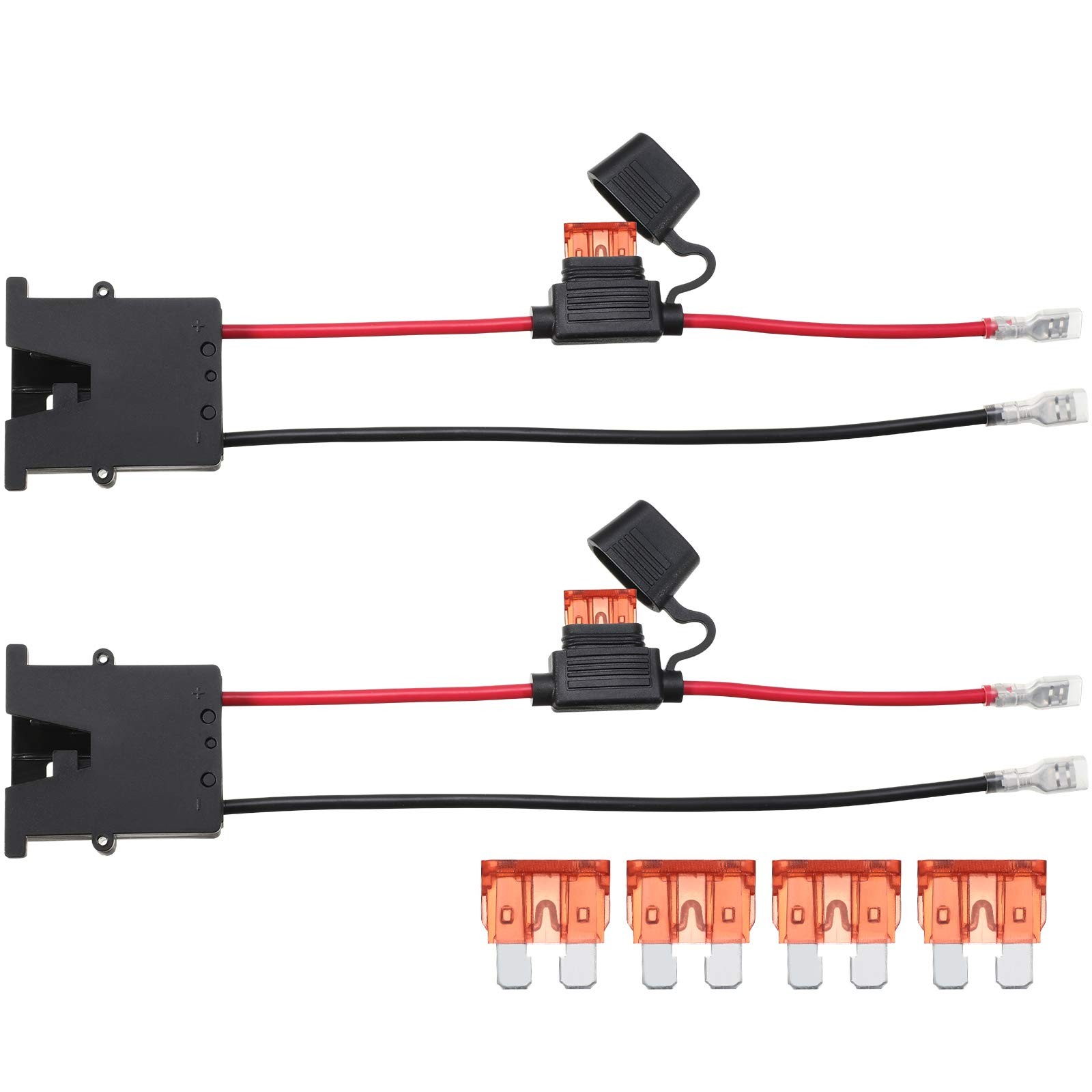 2 Pcs Wire Harness Connector Compatible with 12-Volt SLA Battery Wheels Power…
