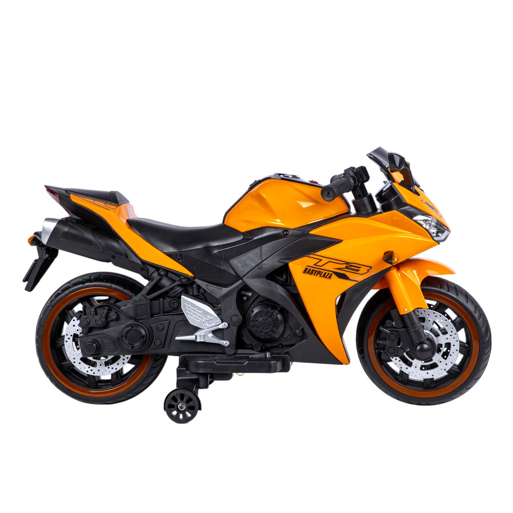 Kids 12V Electric Motorcycle with Trainning Wheels for 3-6 Years Boys Girls
