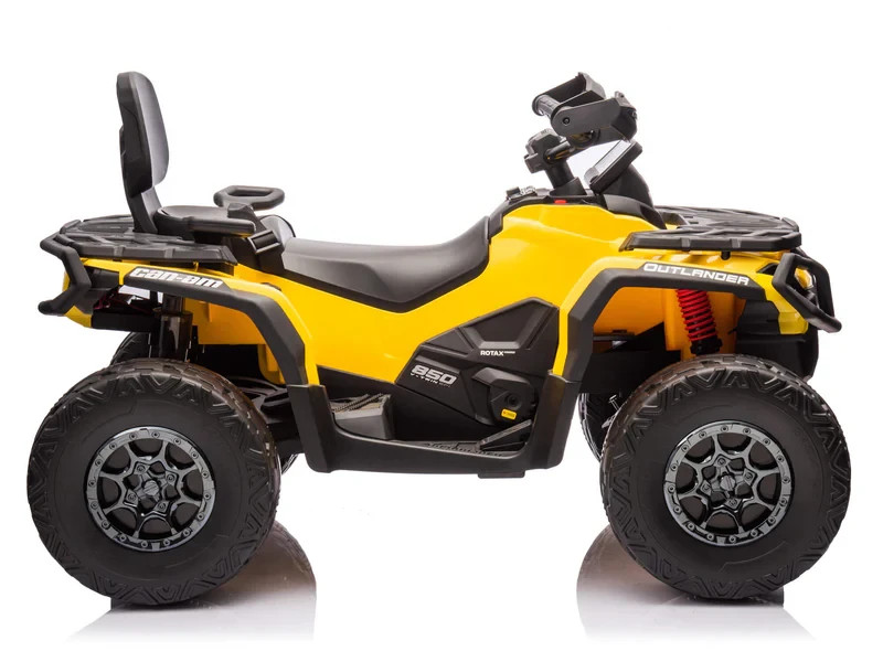 24V 4WD CanAm Outlander Kids Ride On Electric ATV Quad Car Leather Seat EVA Tire