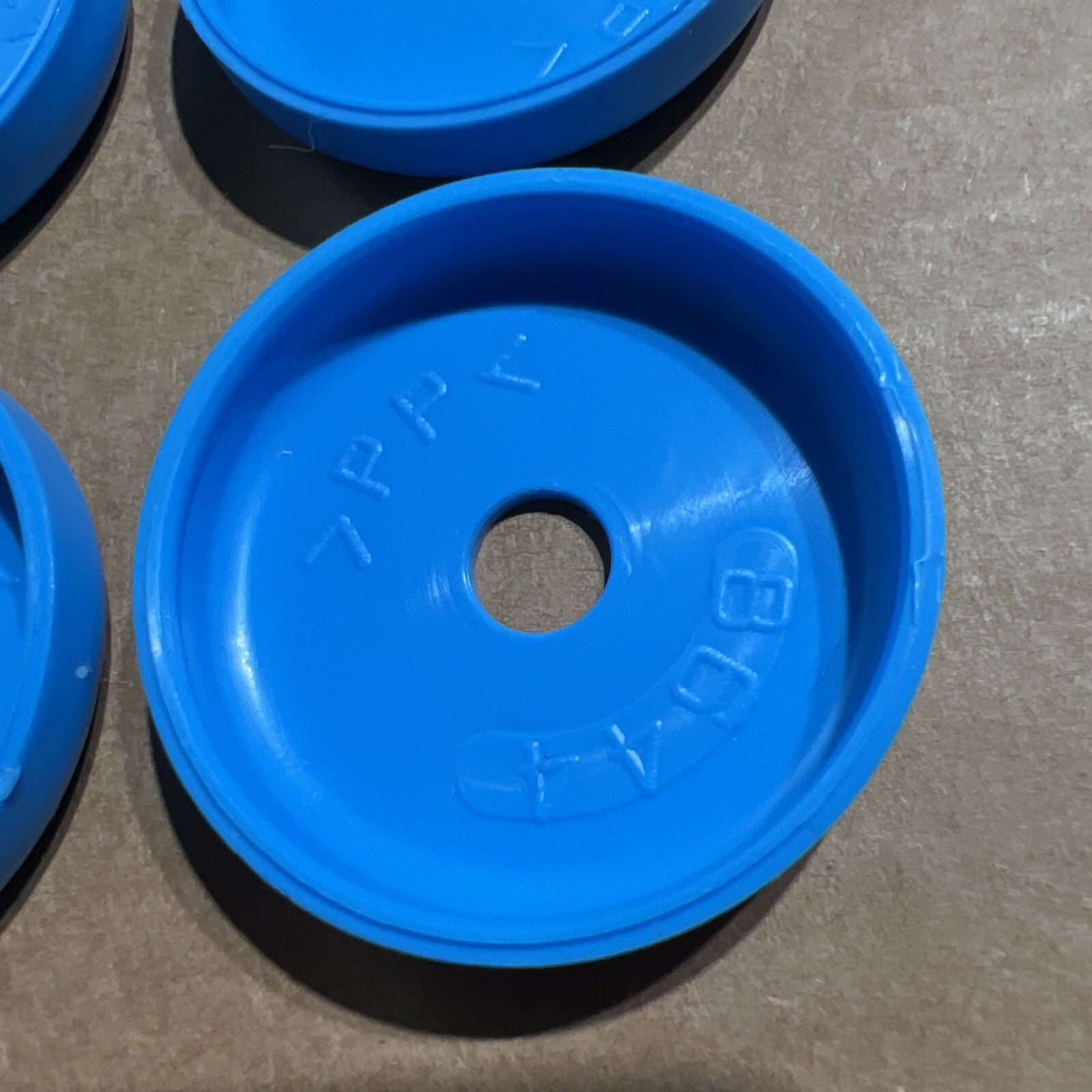 Peg Perego Thomas the Train Ride-On Replacement Part~BLUE WHEEL CAP COVERS (X6)