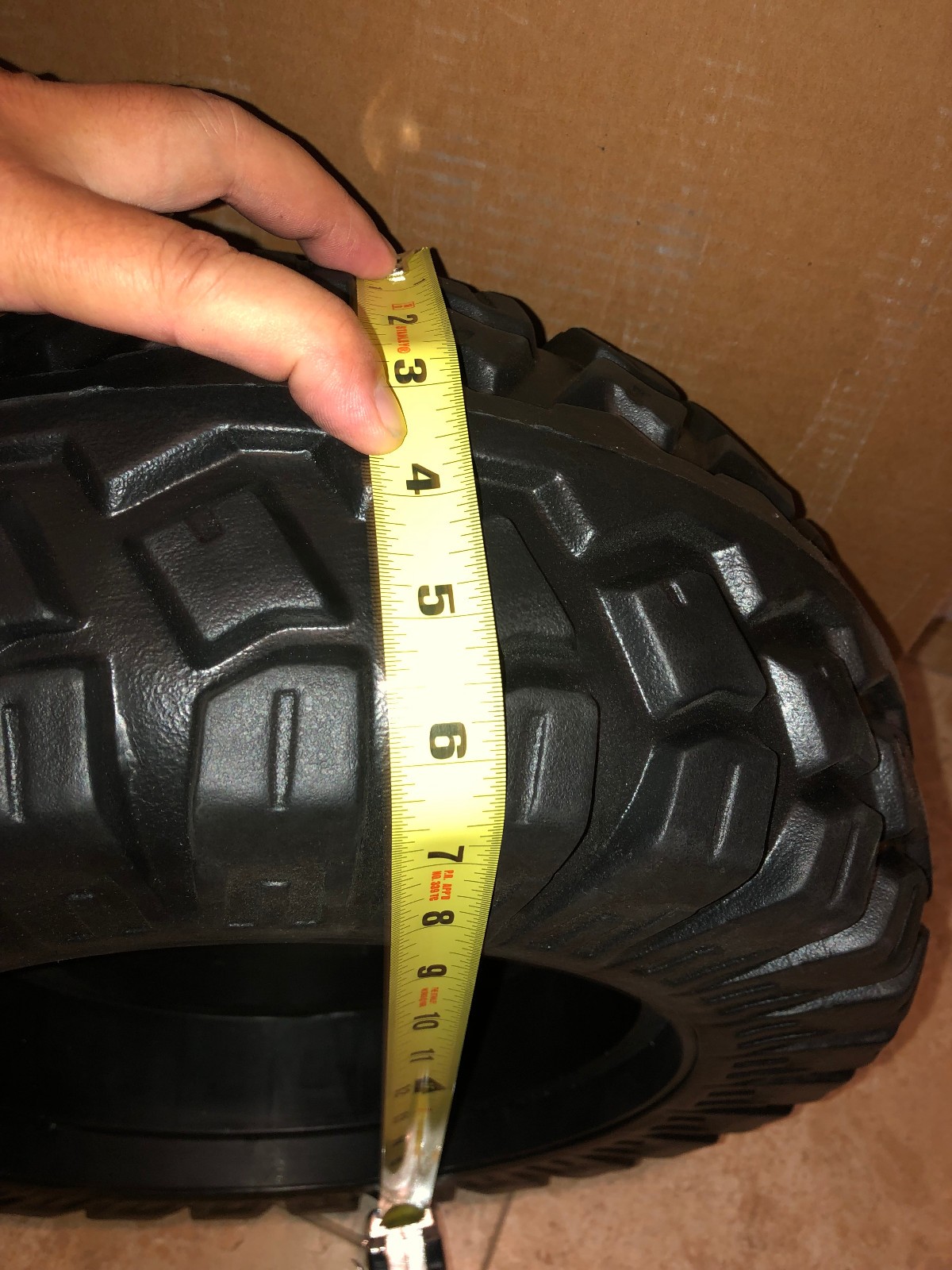 4 Pack Solid Rubber Tire for Ride On Cars Power Wheels Style And Toys