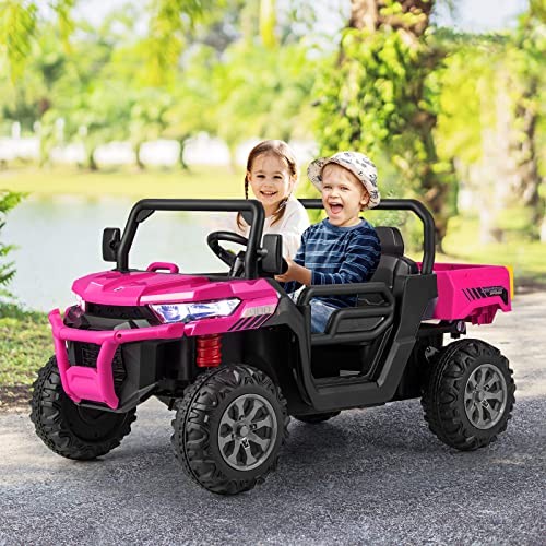 Rose UTV Ride-On Car with 2 Seats – 12V Electric Vehicle – Off-Road