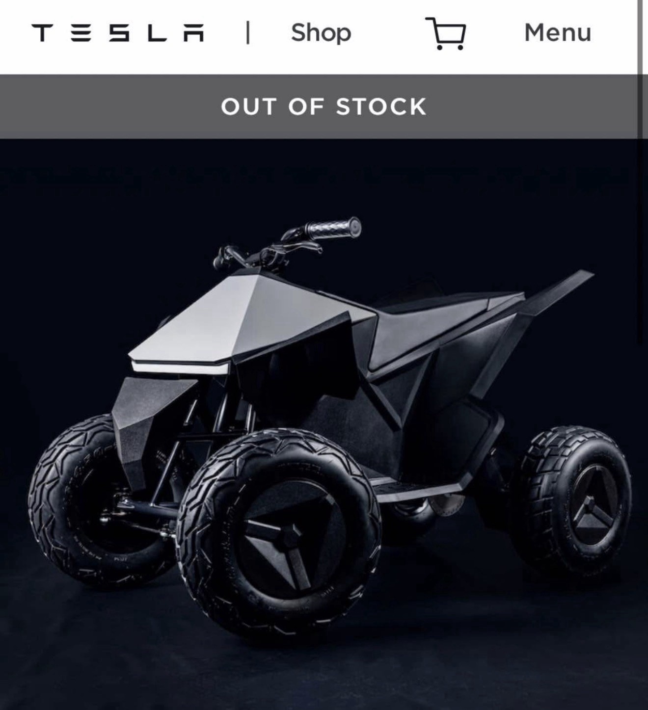 Tesla Cyberquad – First Gen Model 914 – Unopened in Box – Rare Recalled Edition