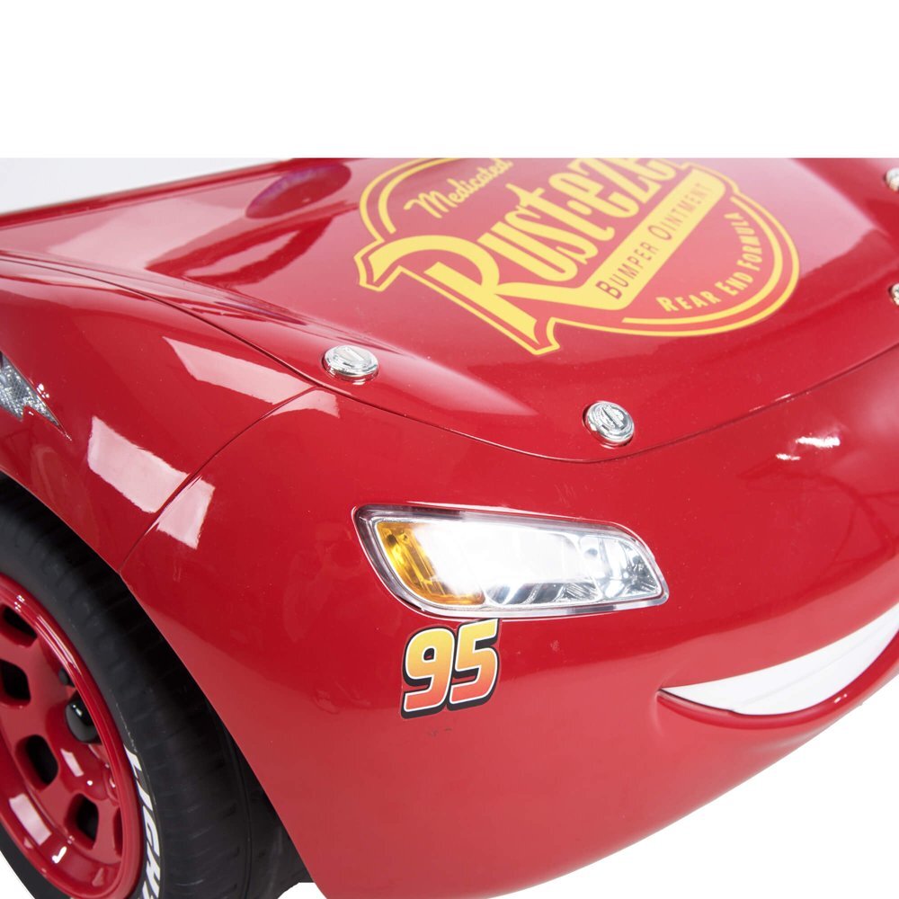 Cars Lightning McQueen Battery-Powered Vehicle w/ Sound Effects, Ages 3+