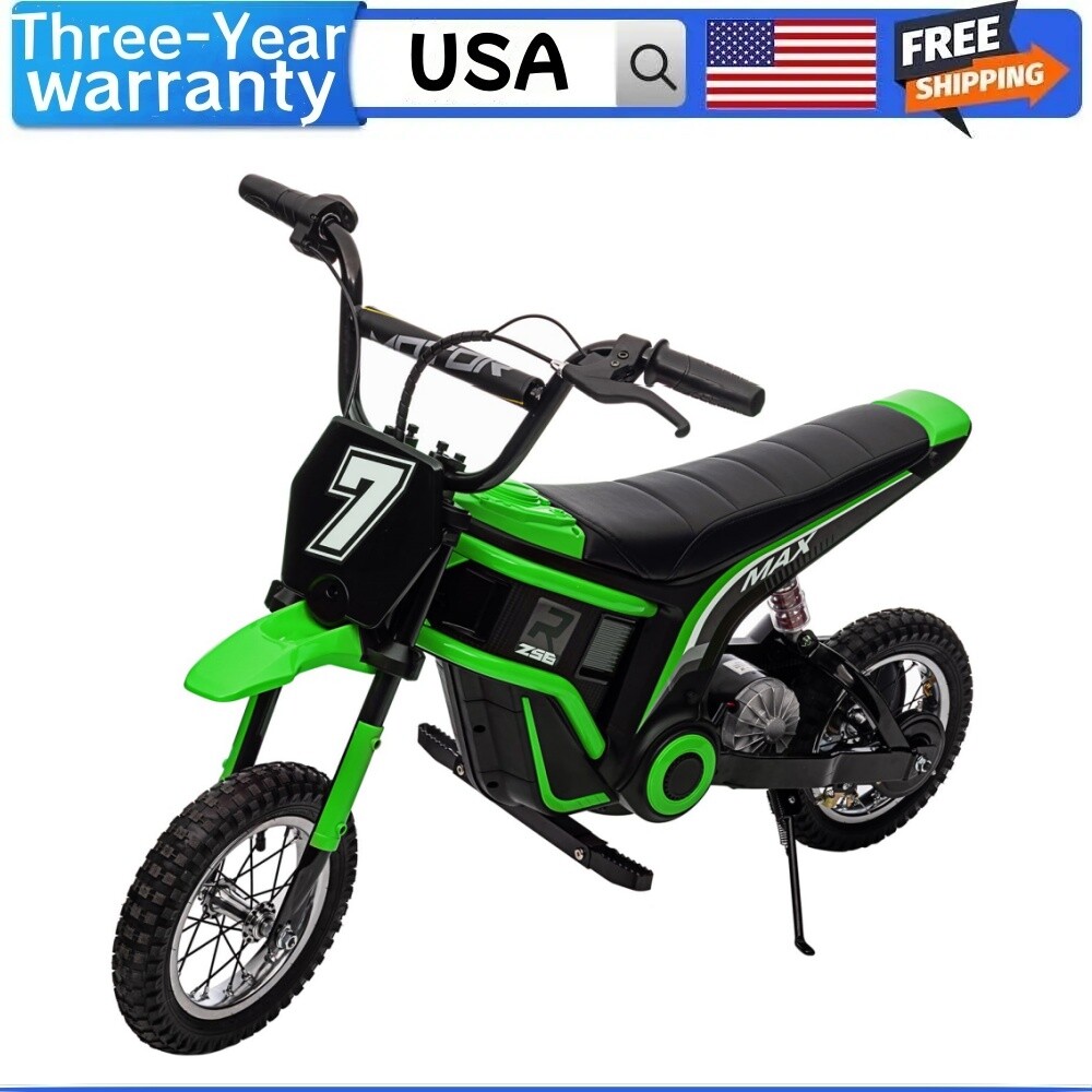 🎁24V Kids Ride On Motorcycle Electric Motocross Bike Battery Powered Electric N