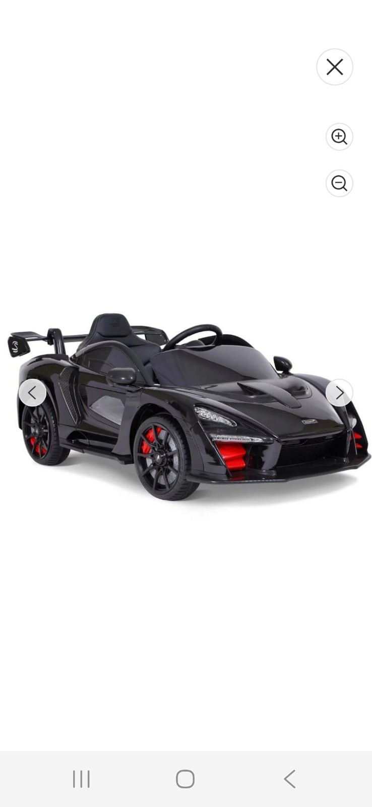 Hyper SMS-MCS-1205 12V McLaren Senna Ride On Toy