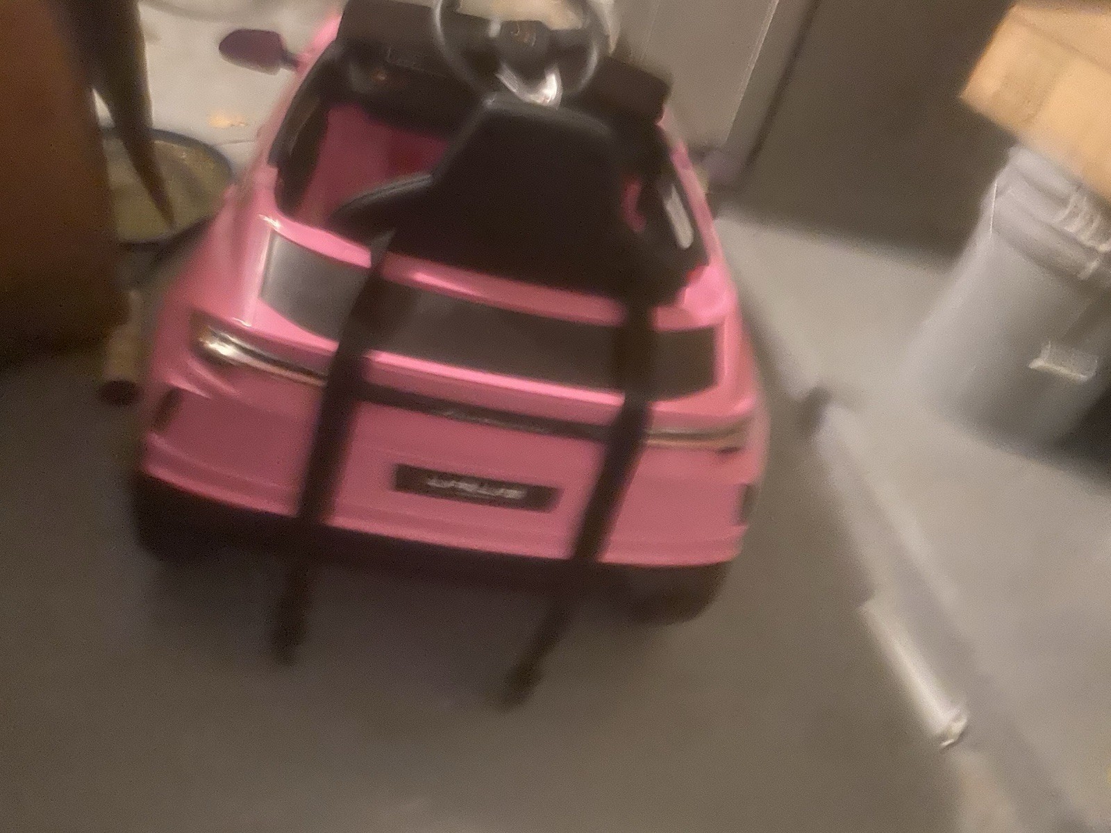 Lamborghini Pink Battery Operated Ride-On Toy Car for Kids Ages 3-7, Cars Theme