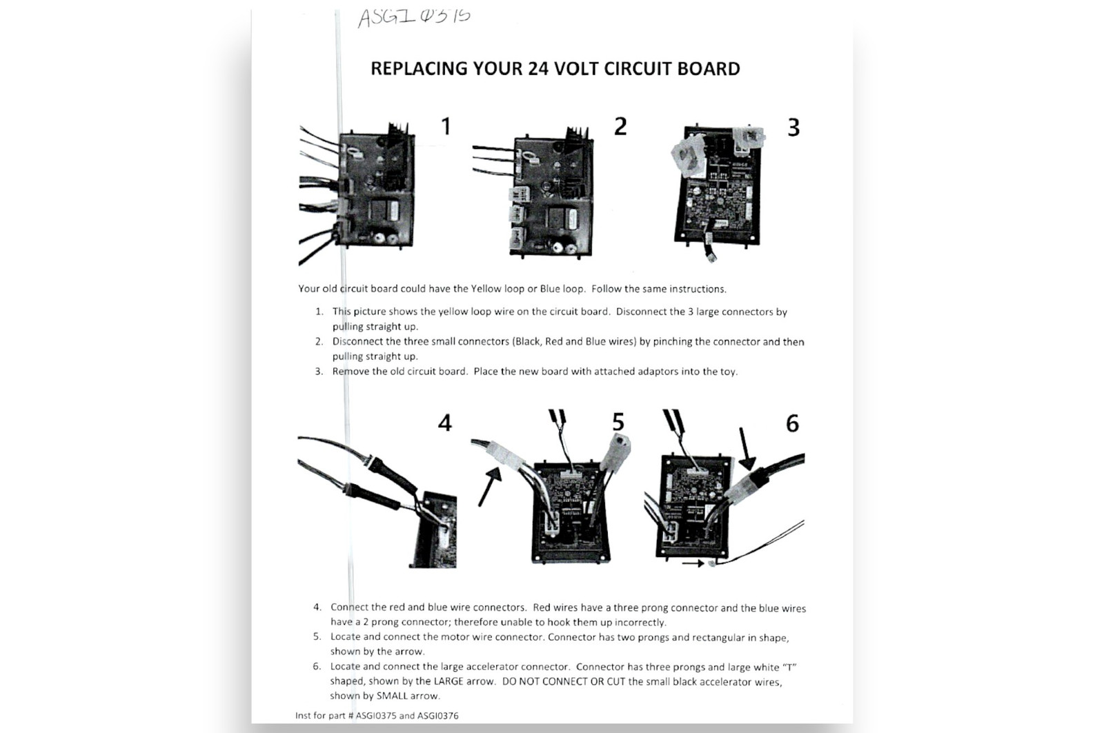 Appliance Factory Parts ASGI0375 POLARIS RANGER RZR 2015 CIRCUIT BOARDDAT