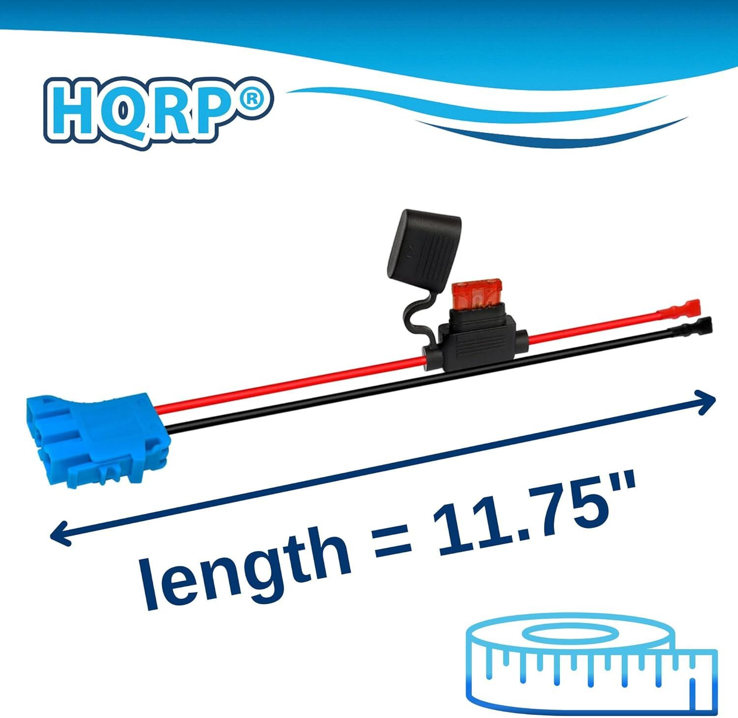 2-Pack HQRP Wire Harness Connector for Peg-Perego 12V SLA Battery Children Car