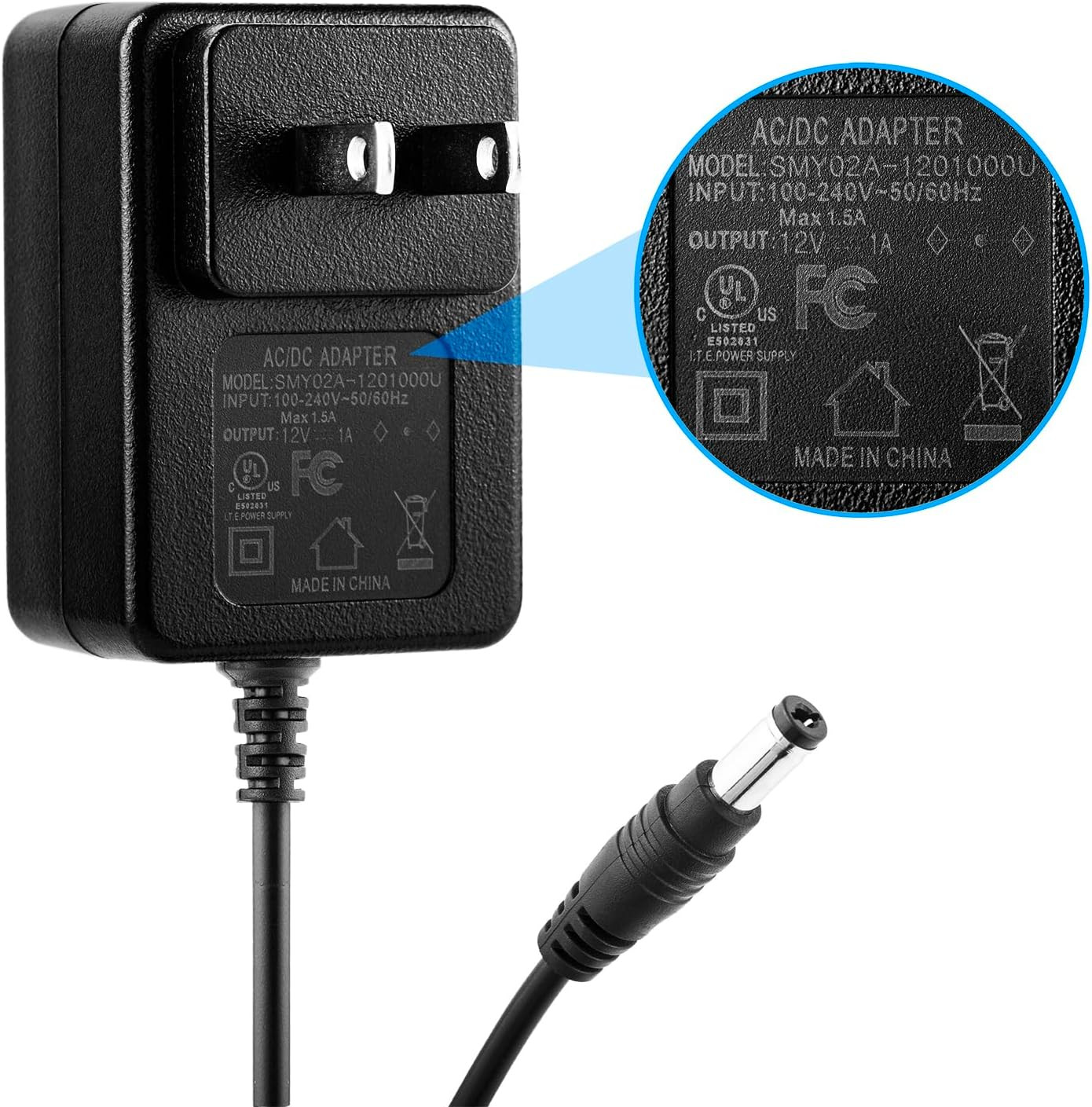 12V Battery Charger for Ride on Toys Car, Power Wheels, Electric Cars & Suvs – C