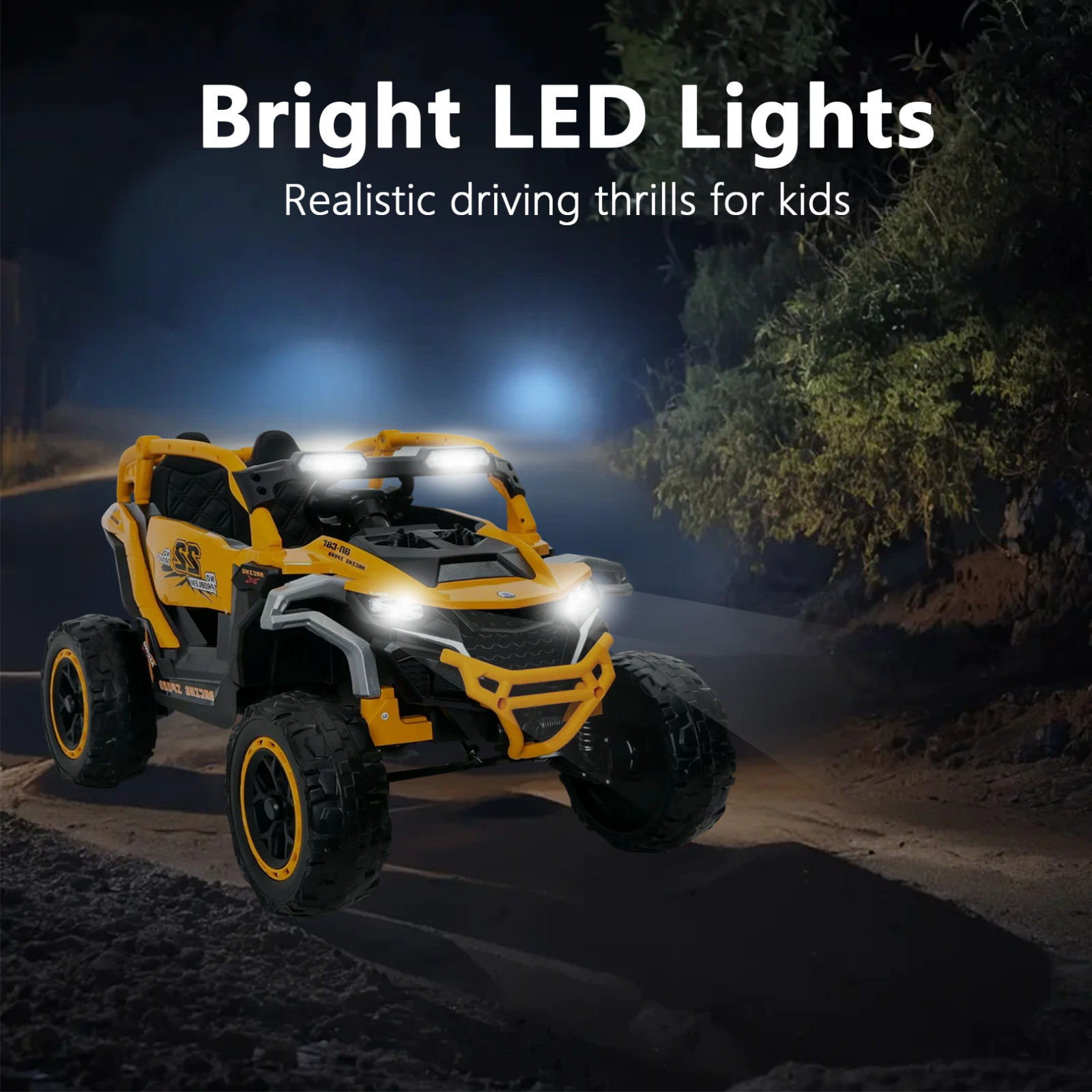 12V Kids Electric Car Ride On UTV Toy w/Remote Power Wheels Truck for Boys Girls
