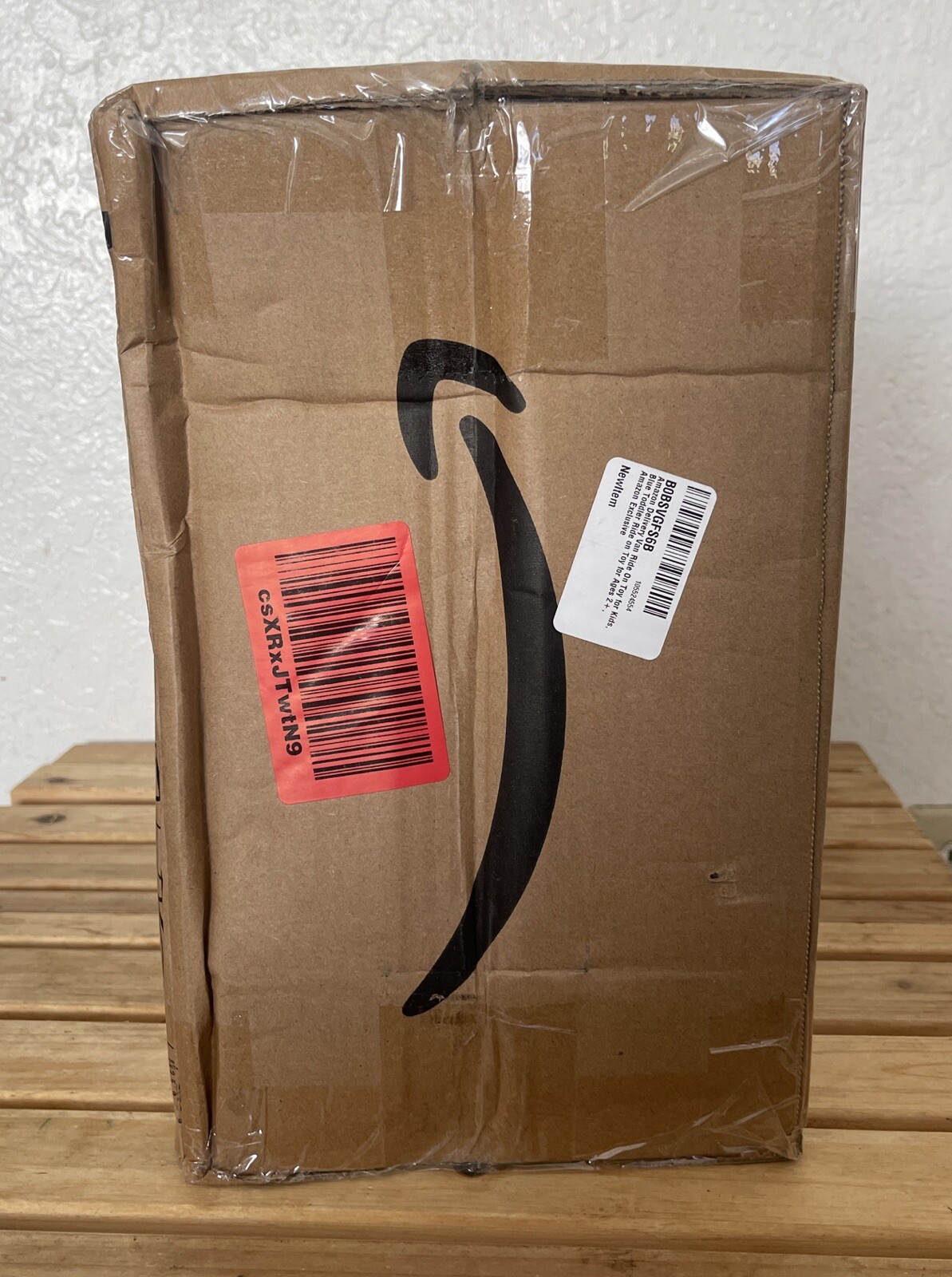 Amazon Delivery Van Ride On Toy for Kids, Blue Toddler on Ages…