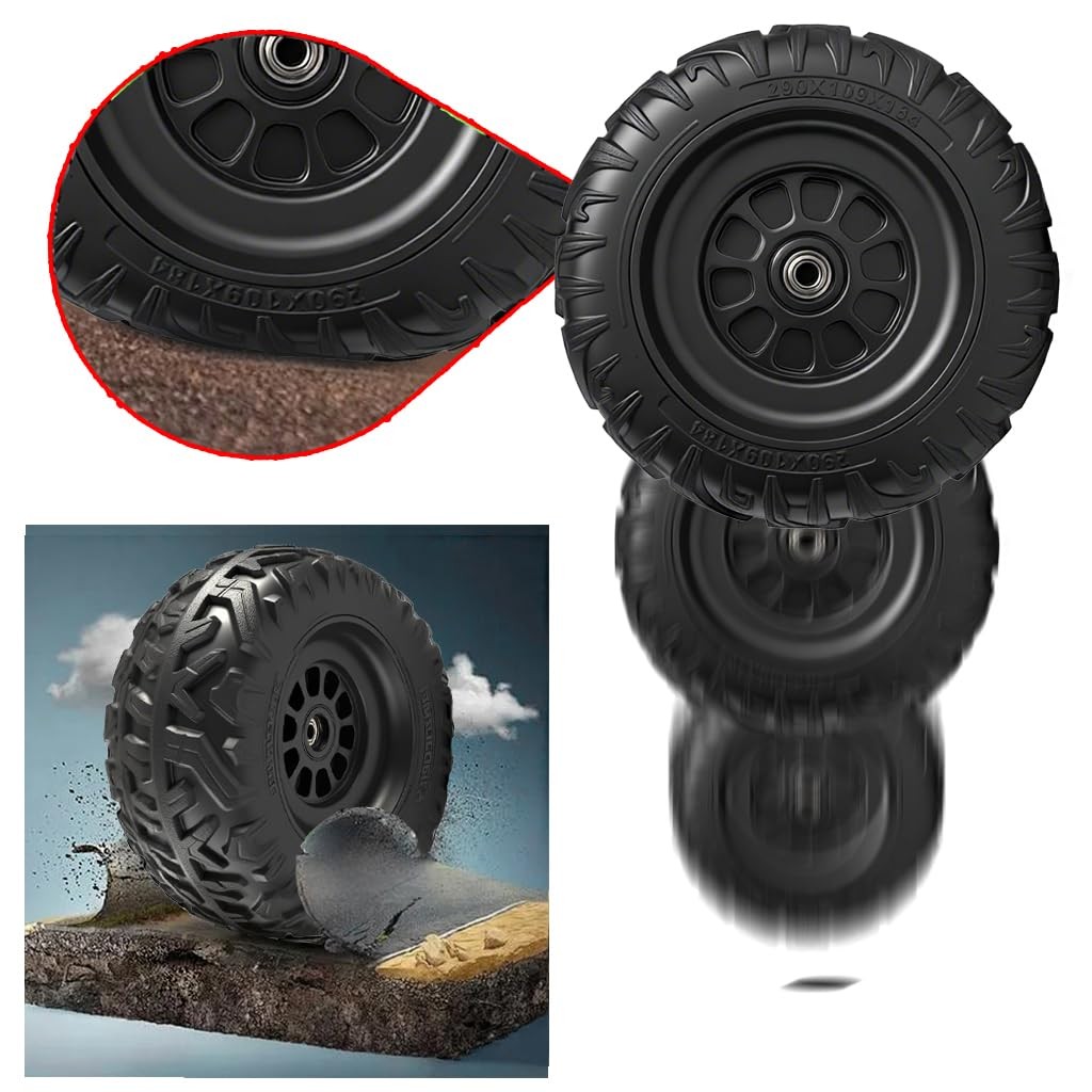 29CM Solid Rubber Tires for Power Wheels Ride-On Cars | Off-Road Upgrade