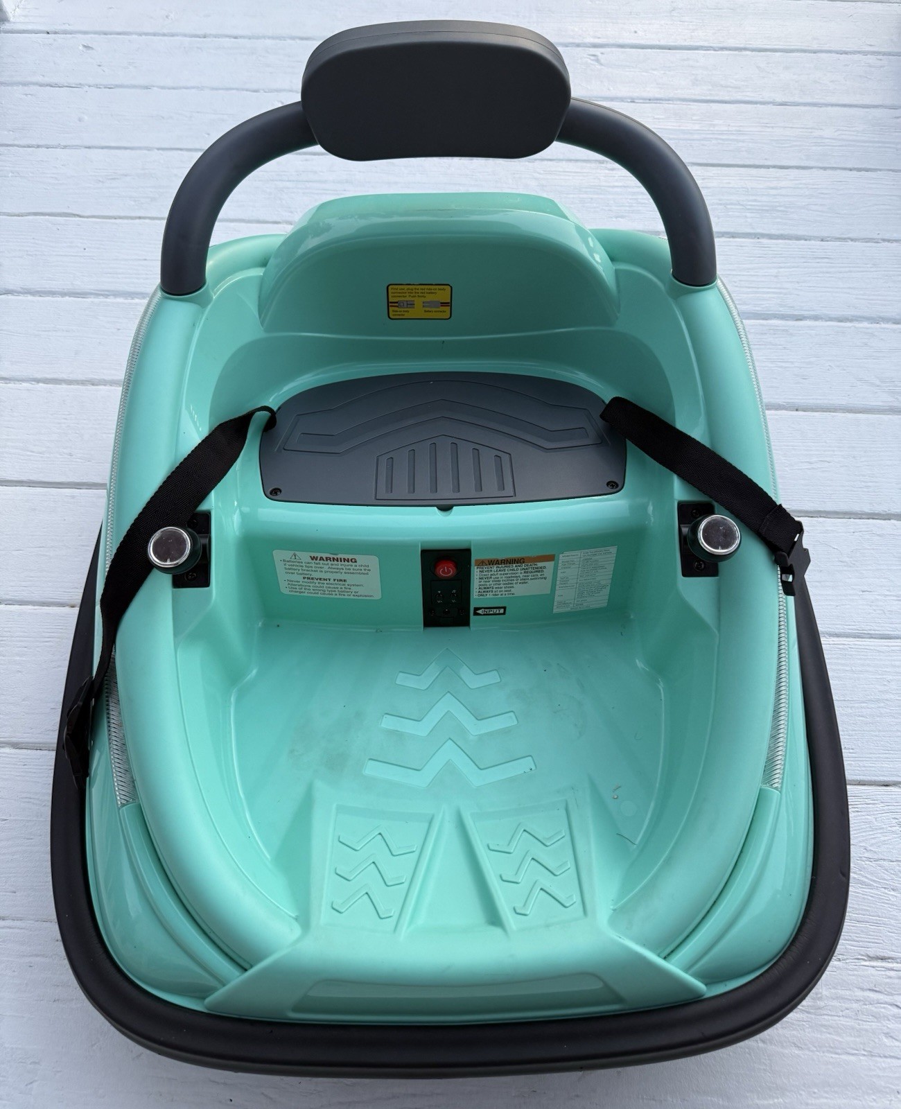 Baby Bumper Car with 2 Driving Modes, Remote Control, Safety Belt,LED Lights