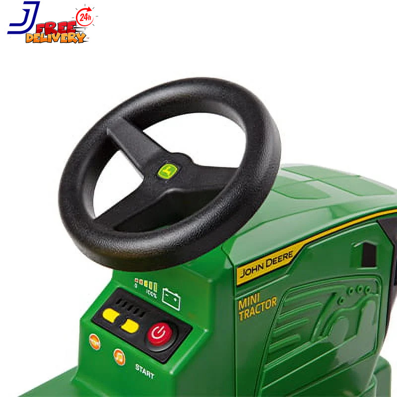 Mini Tractor 6V Battery-Powered Ride-On w/ Working Lights Ages 1.5+FREE SHIPPING