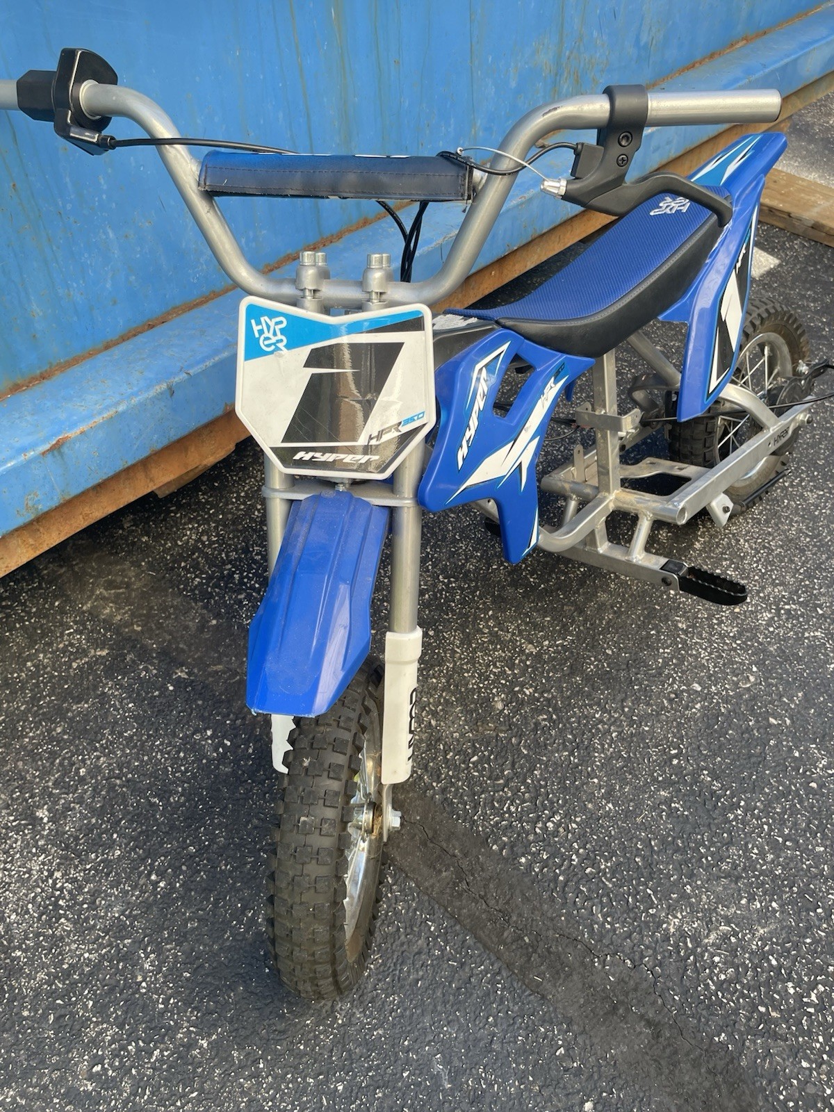 Hyper HPR350 24V Electric Ride-On Dirt Bike Mini Bike, Blue (2024)