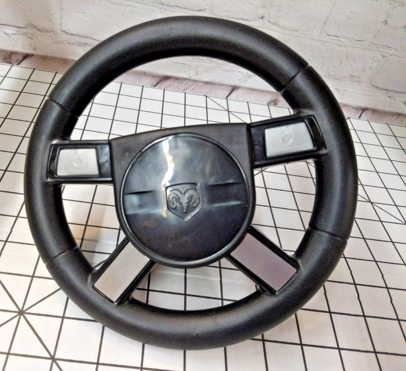 Genuine Kid Trax 12 Volt Dodge Charger Police Car Steering Wheel Replacement