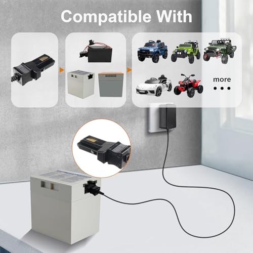 12V Battery Charger Replacement for Power Wheel Battery Charger for All Power