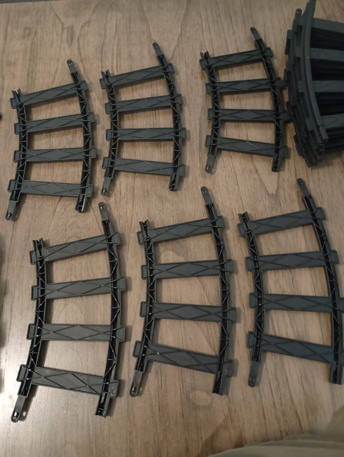 Kiddieland Disney Ride on Motorized Mickey Mouse Train TRACKS ONLY 26 Pc Black