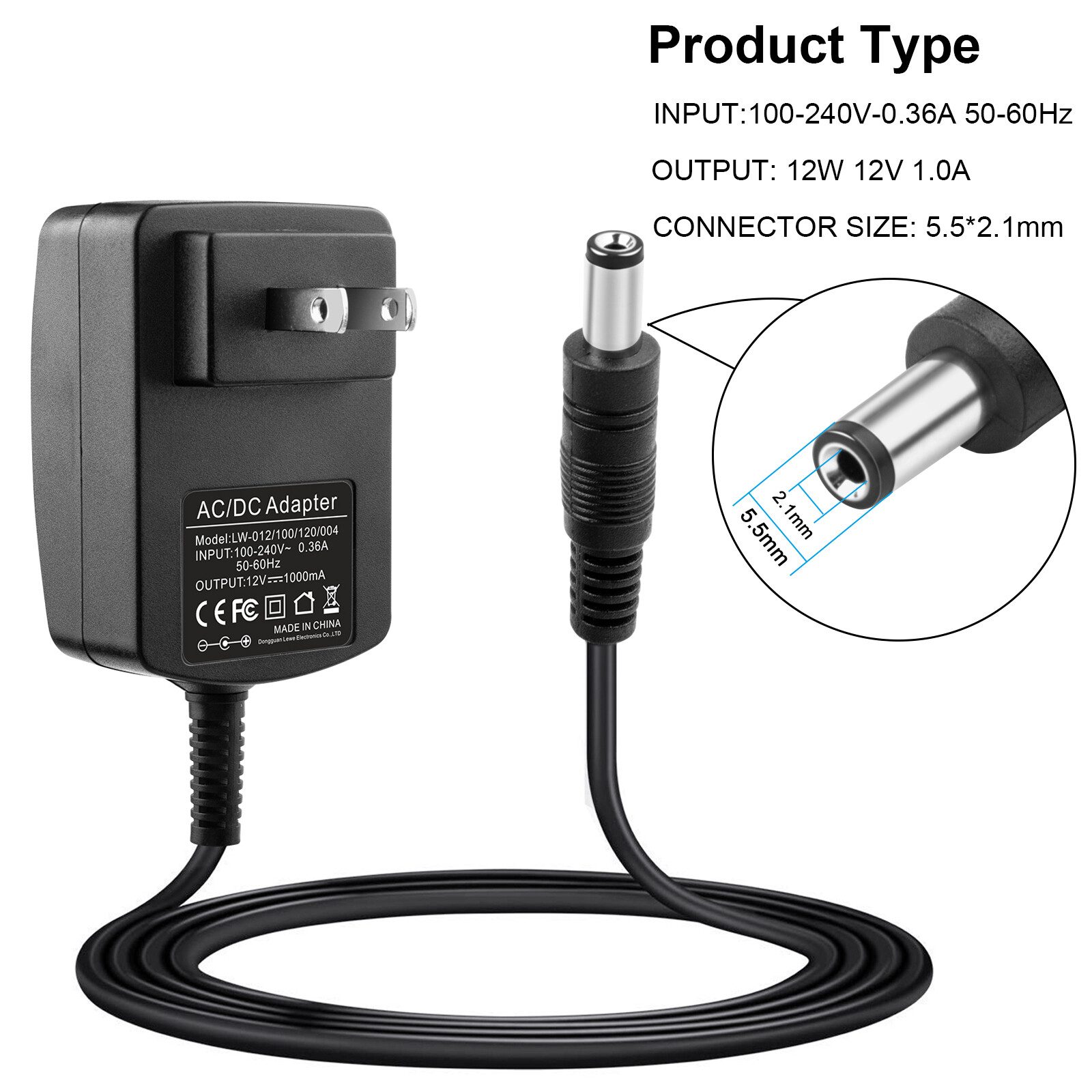 Battery CHARGER 12 Volt 6Volt 1A For Power Wheels Kids Electric Ride On Cars ATV