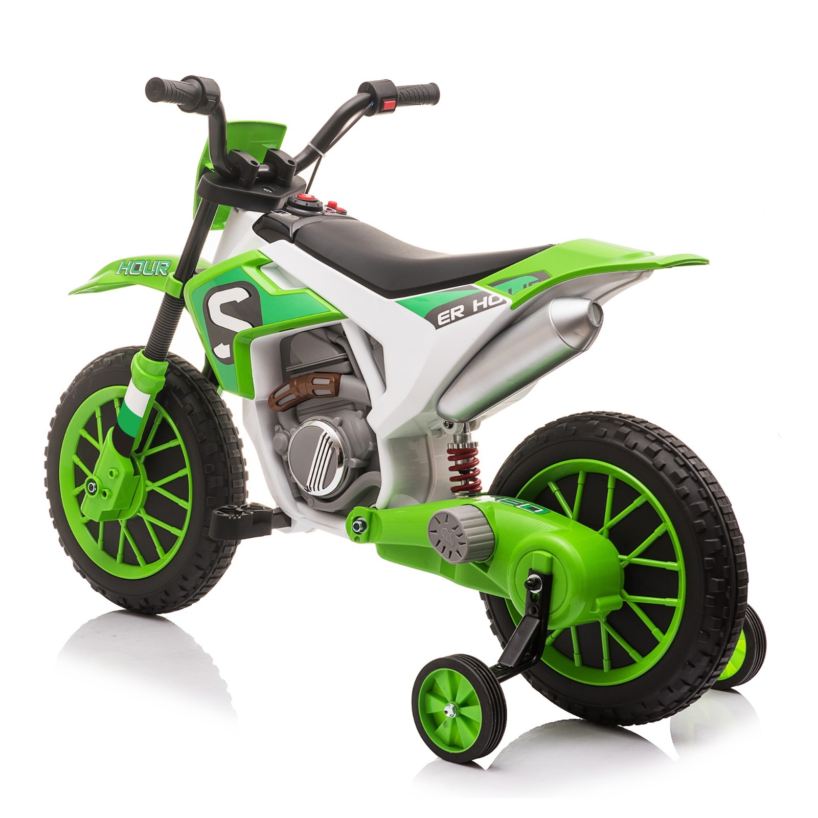 TOBBI Electric Motorcycle for Kids 12V Dirt Bike Ride on Toy Battery Motorbike