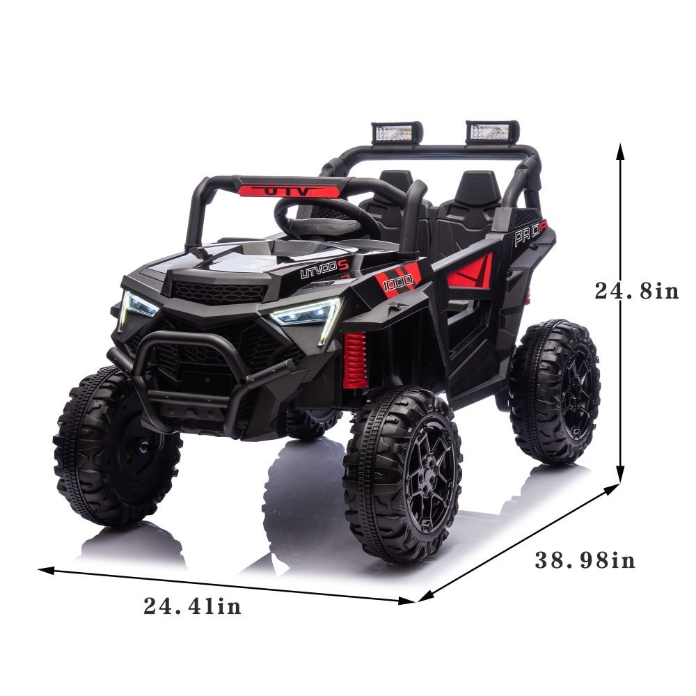 24V Kids Ride On Car Electric UTV Truck 400W Battery Power Wheels with Remote
