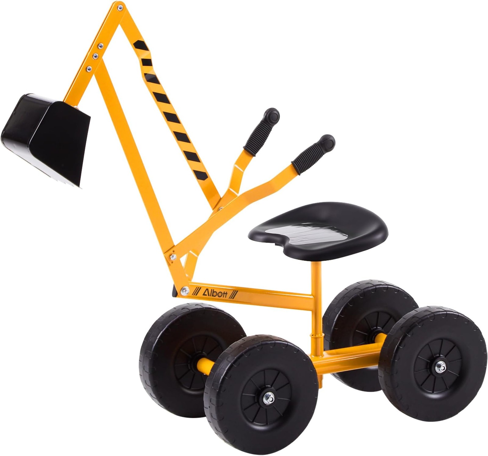 Albott Ride On Sand Digger Excavator Toys Working Crane with 8 inches Wheels …