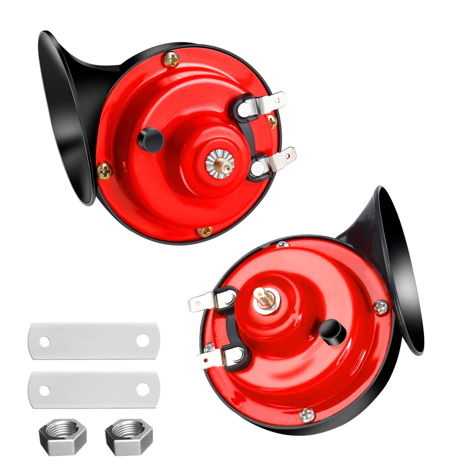 Train Horn for Trucks – 130 DB Super Loud Boat Horn Marine, 12V Waterproof El…