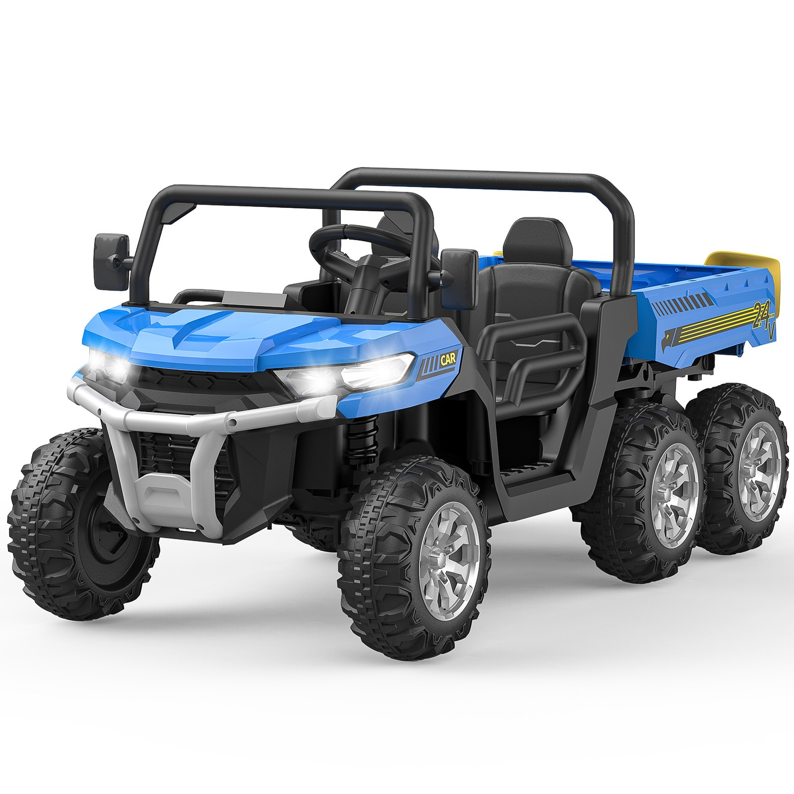 Kids 2 Seater Ride on Car 24V Electric Dump Truck 4WD Off-road UTV