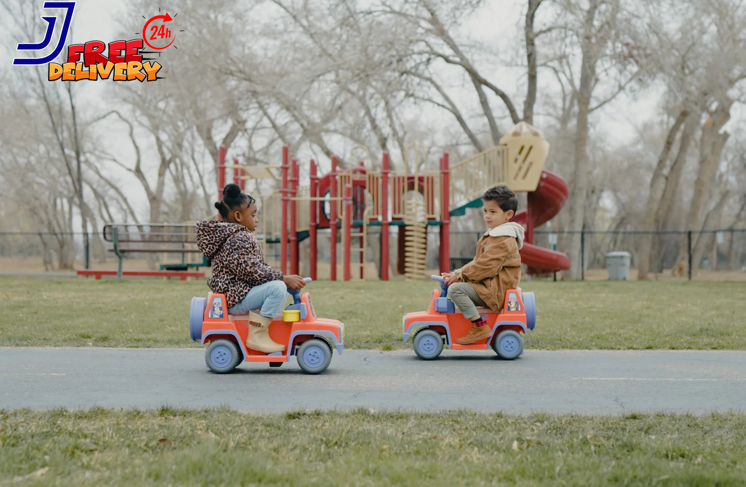 6V Battery Powered Ride on Car with Sounds, Kids Ages 2+