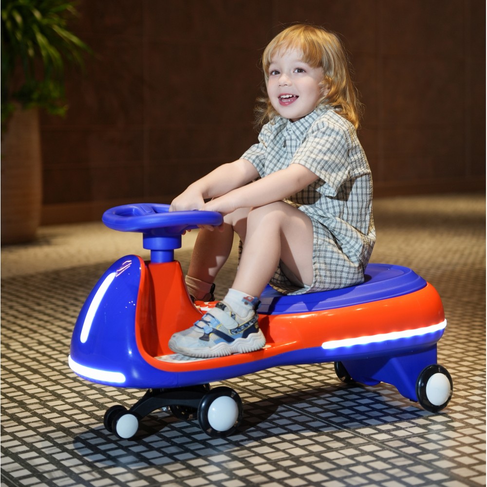 12V Battery Electric Twist Car for Kids One Key Start Bluetooth