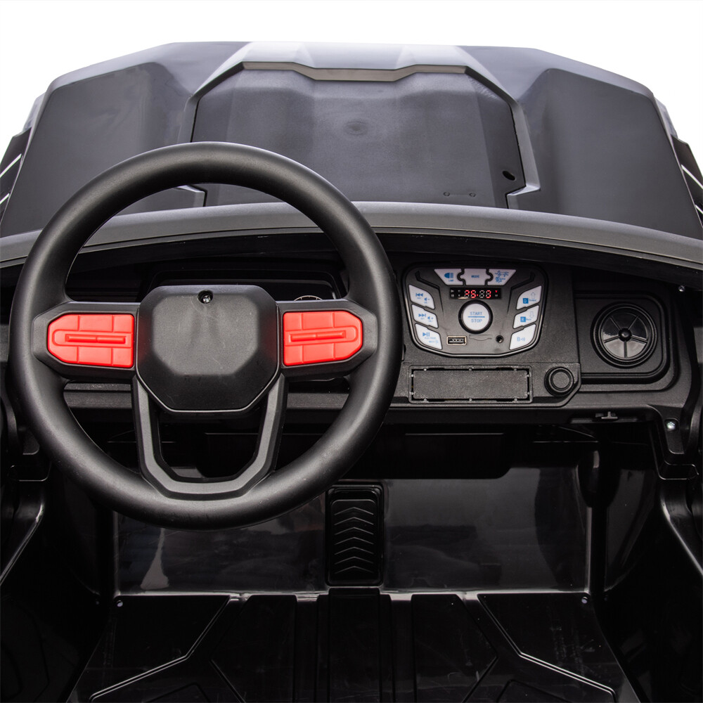 24V 2-seater Ride On Pickup kids 4WD Toy w/ Remote Control 2.49-3.73MPH for 3+