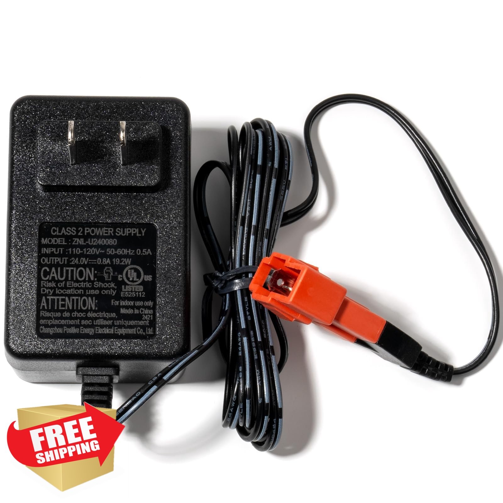 24V Charger for Ride on Toys Car Battery Wire Harness Kids Electric Ford Bronco