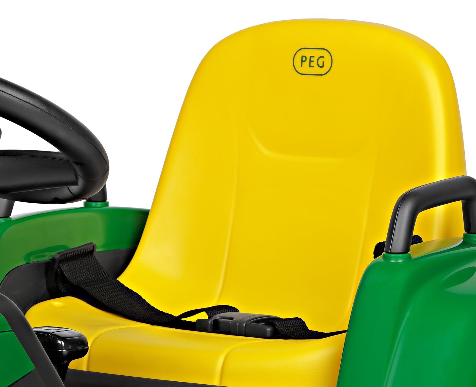 Peg Perego John Deere Farm Power 12 Volt Rideon Tractor and Trailer with Remo…