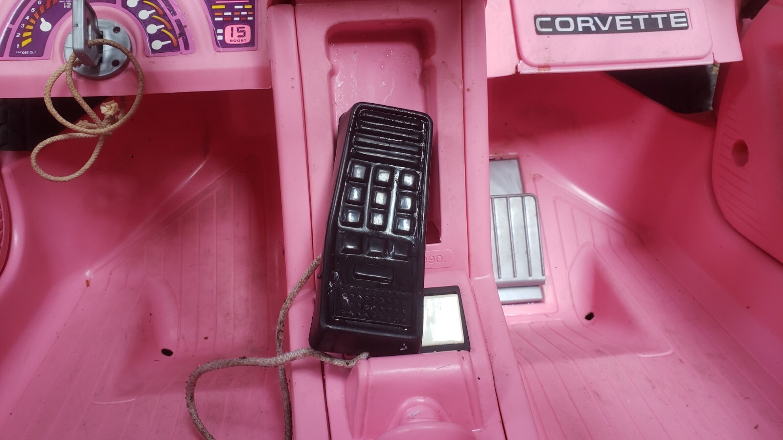 Barbie Corvette 1990 Vintage Power Wheels Pink Original SHIPPED