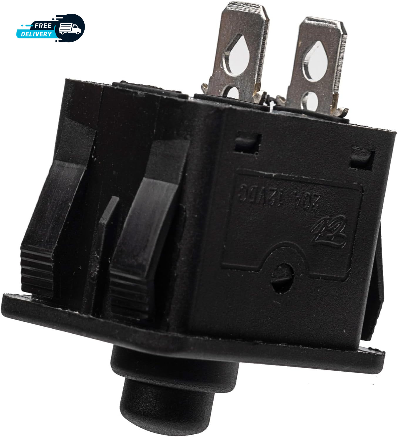 2 Pcs 6Volt 12Volt 2Pin Plunger Type Power Wheel Foot Pedal Switch