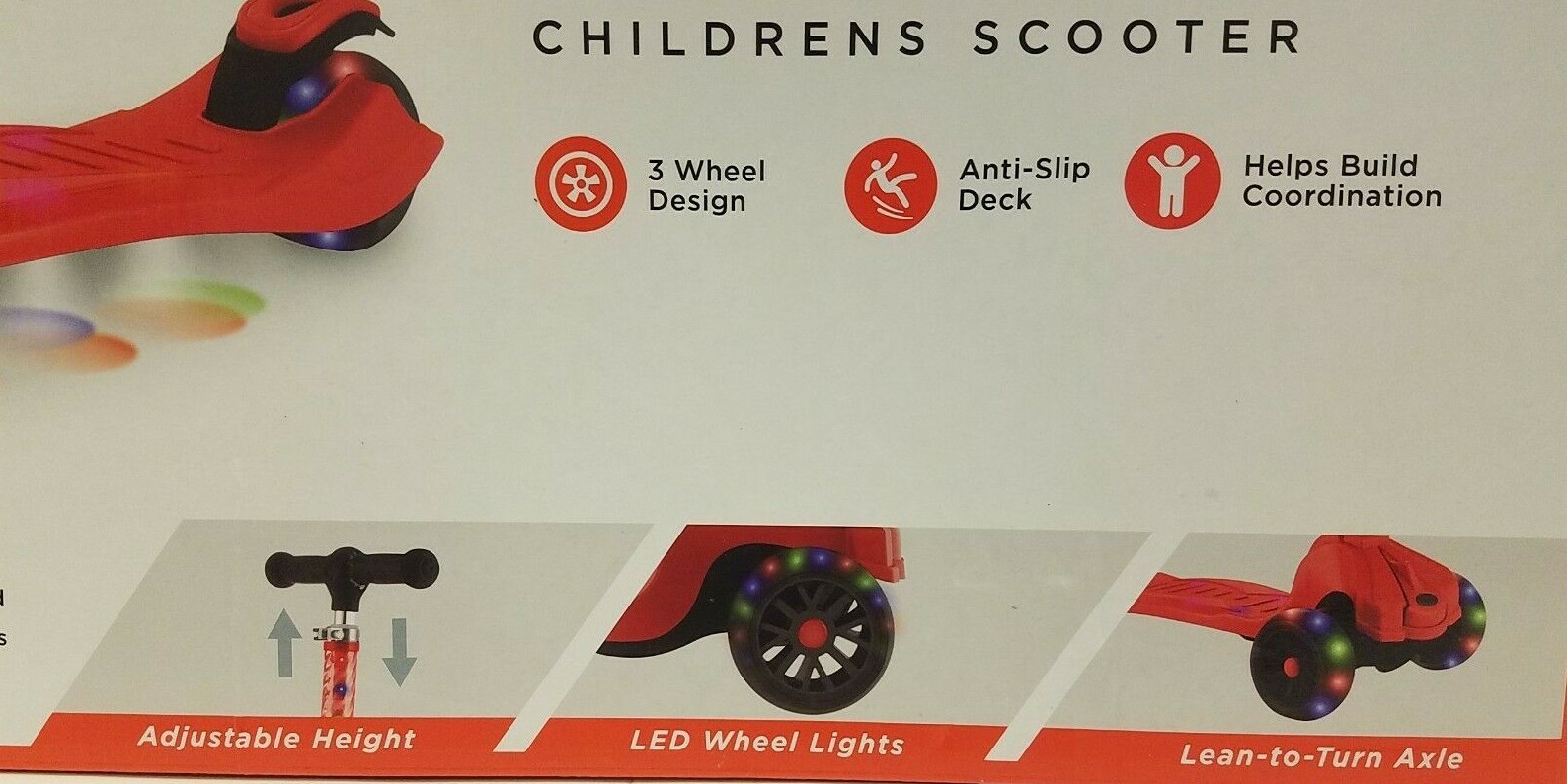 NEW! VIBE LED Kids Kick Scooter Folding Portable Lightweight FREE SHIPPING!