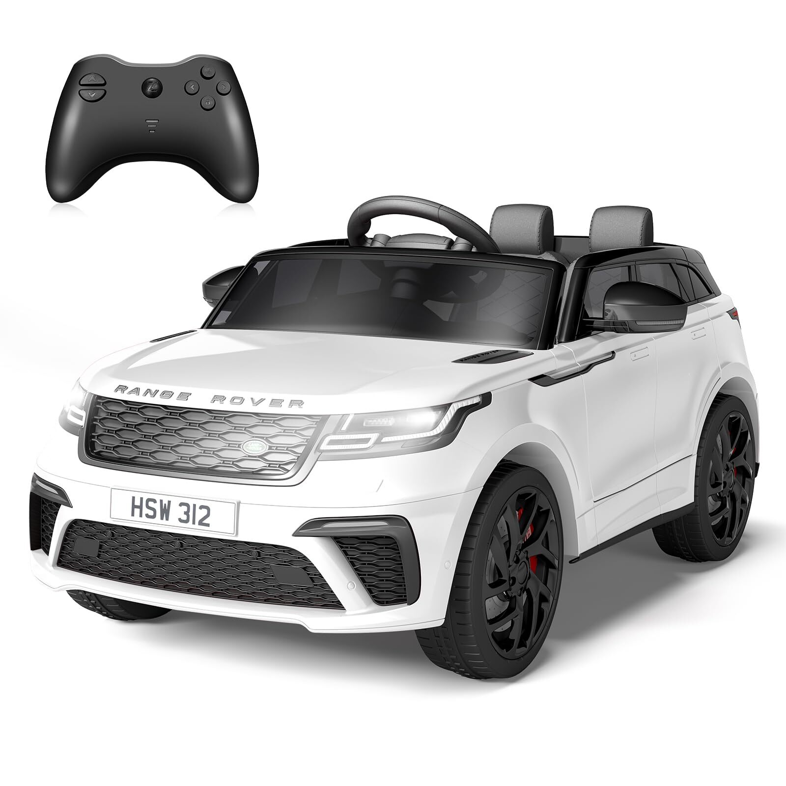 🍒12V Ride On Toys for Kids 3-8 with Mp3 Player Rocking Electric Car with Remote