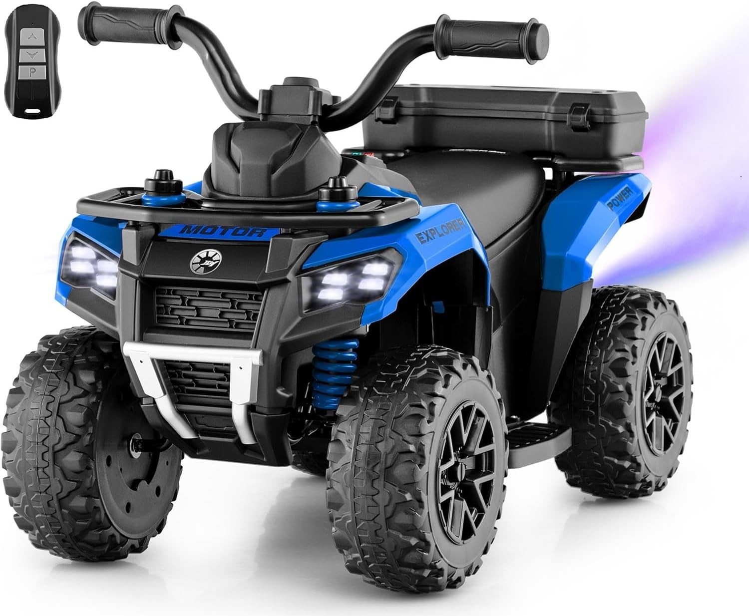Carro Electrico Para Niños De 3 A 5 Años Montar Manejar Y Jugar Con Luces NUEVO