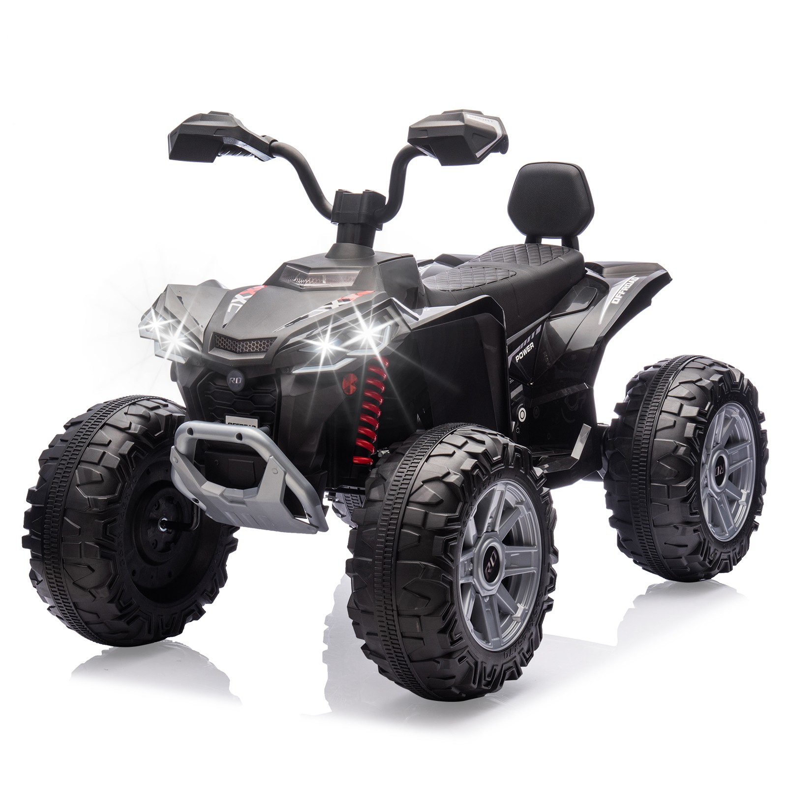 24V Two Seater Electric ATV 550W Motor High Low Speed LED Light Ride On Toy